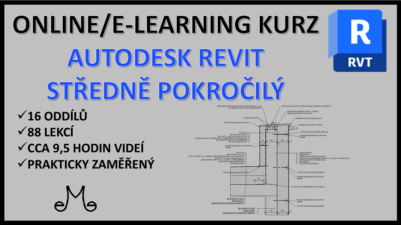 Revit kurz pro středně pokročilé